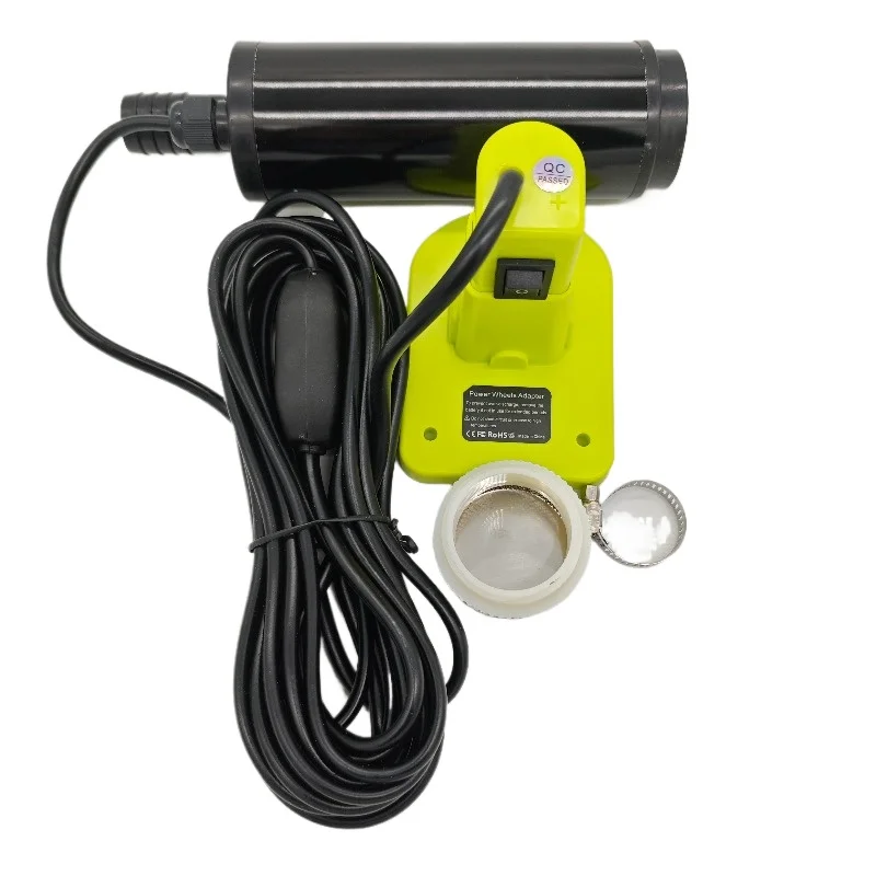 Compatible with For RB 18/20V Lithium Batteries Portable Cordless Submersible Pump Multi-purpose Submersible Pump for Garden
