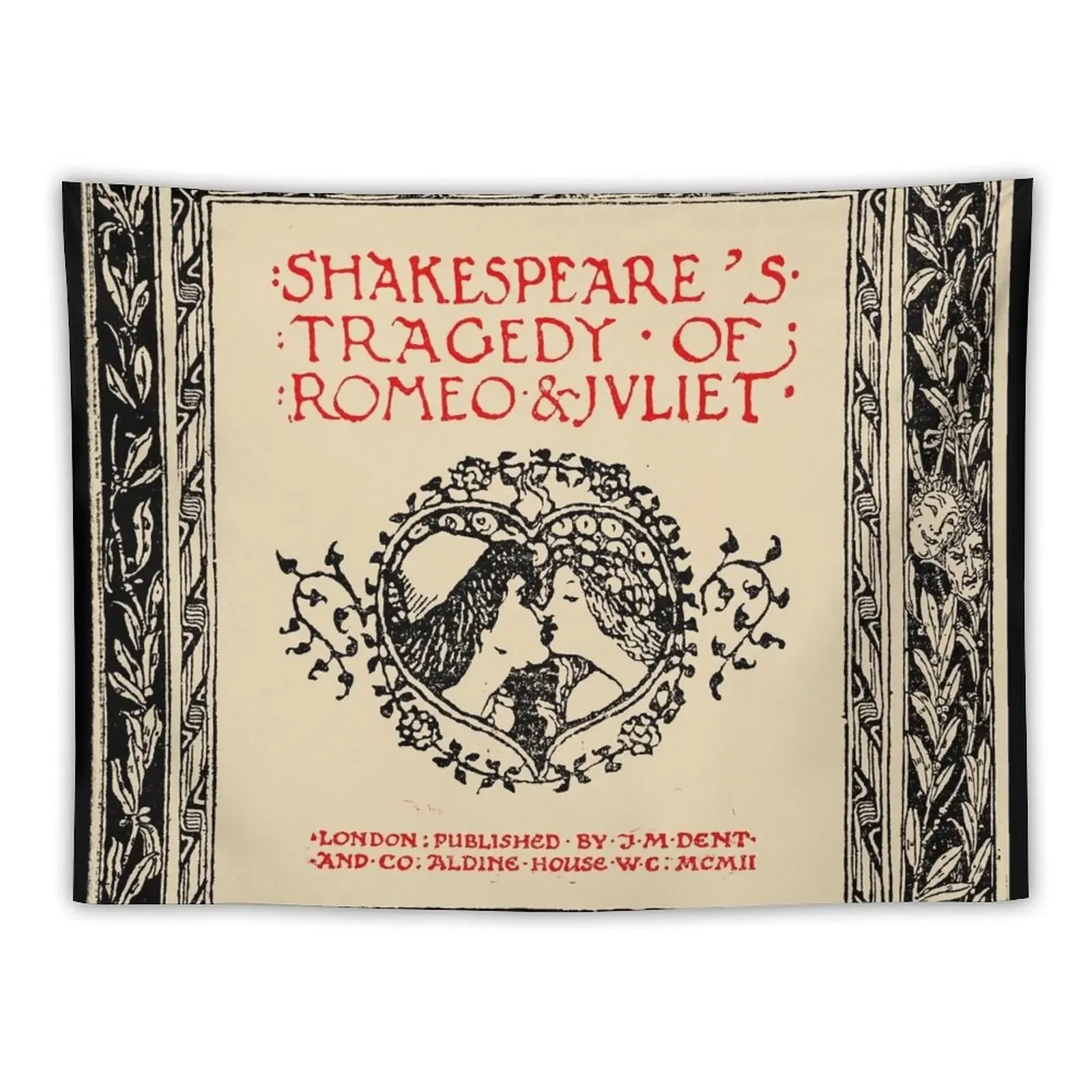 Shakespeares Tragedy of Romeo and Juliet | Tudor Tapestry Christmas Decoration Home Decor Aesthetic Tapestry