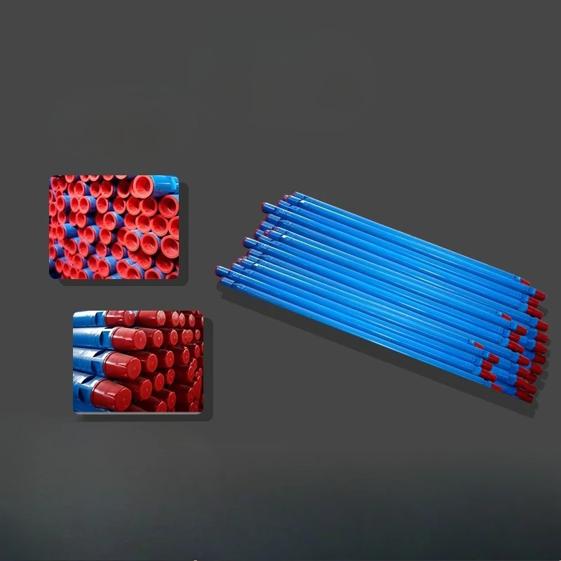 DTH Drill Rod Twist Drill Automatic Rod Changing Light Rod 42.50.60.64.76.891/2/3 meters