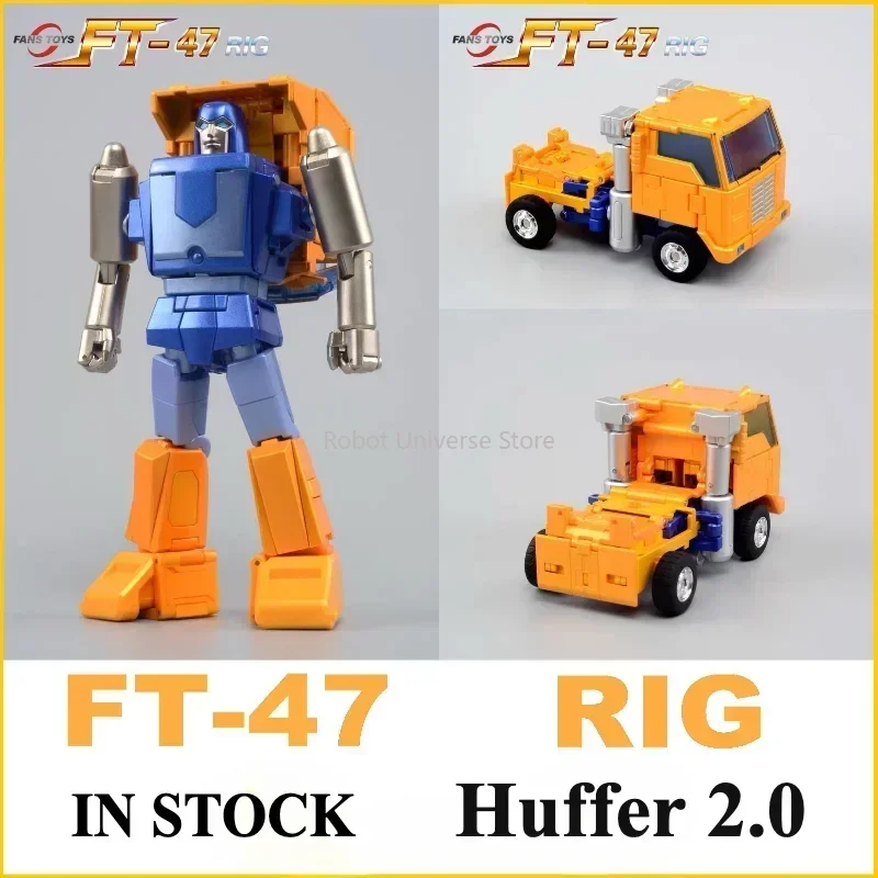 

IN STOCK FansToys Transformation FT-47 FT47 RIG G1 Huffer 2.0 PVC Plastic Action Figure Robot Toy