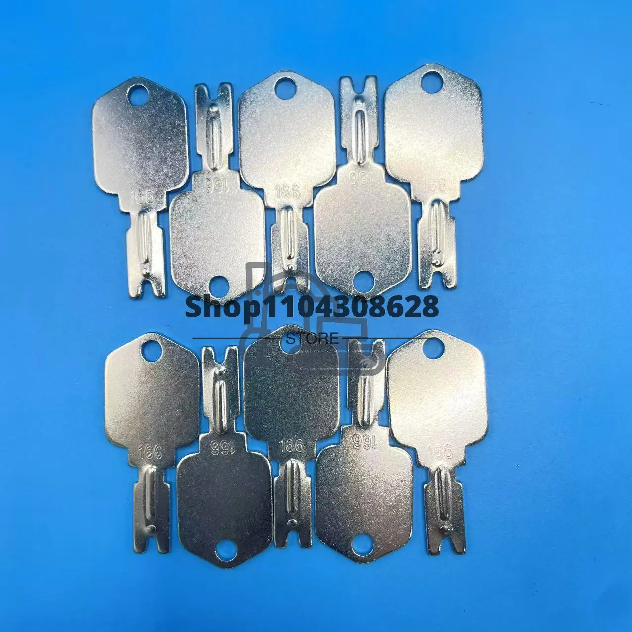 

10PCS 166 Ignition Keys Forklift Key Hyster Heavy Equipment Keys for Clark Yale Hyster Komatsu Crown new