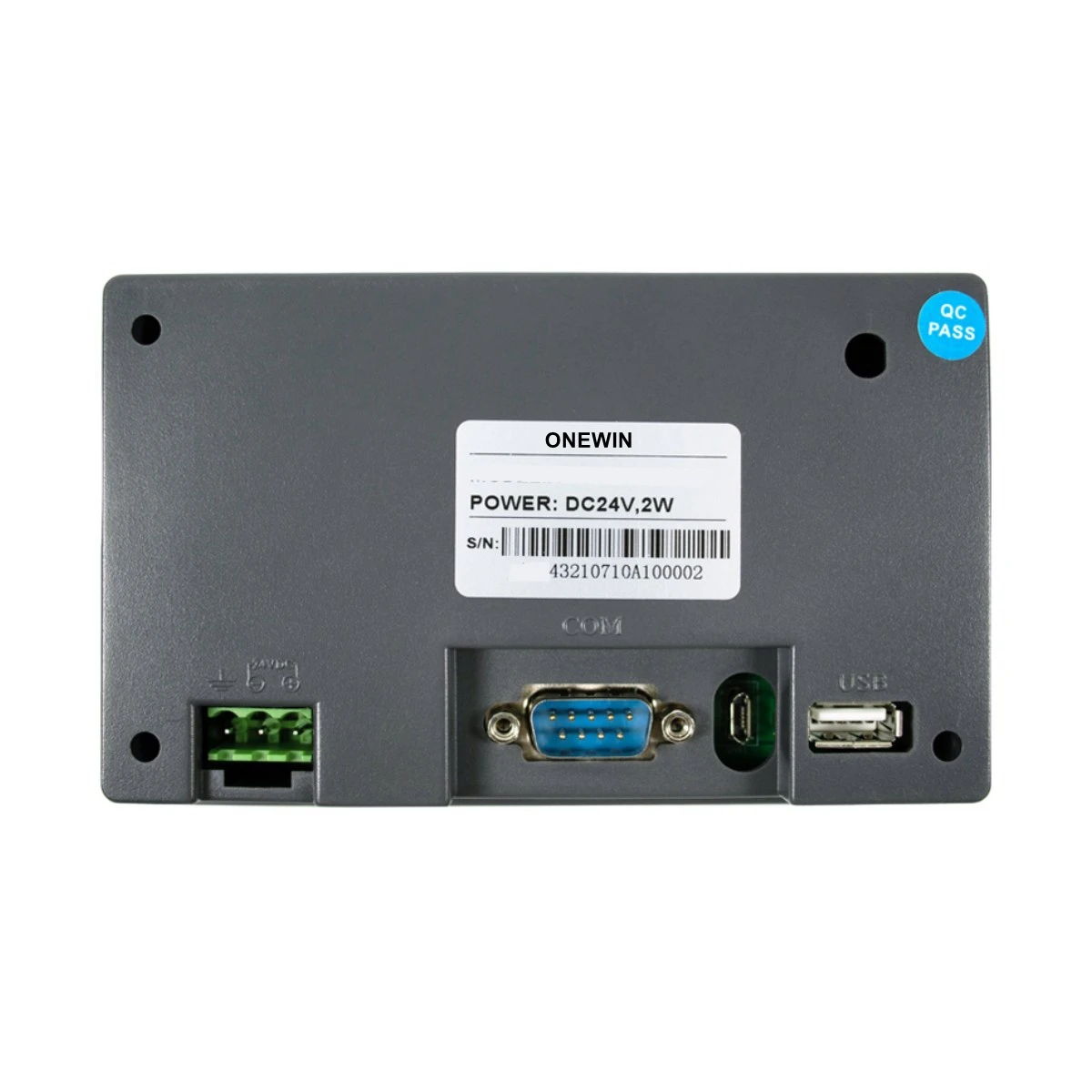 HMI touch screen panel 4.3 inch and FX3U series PLC industrial control board with download communication cable ONEWIN