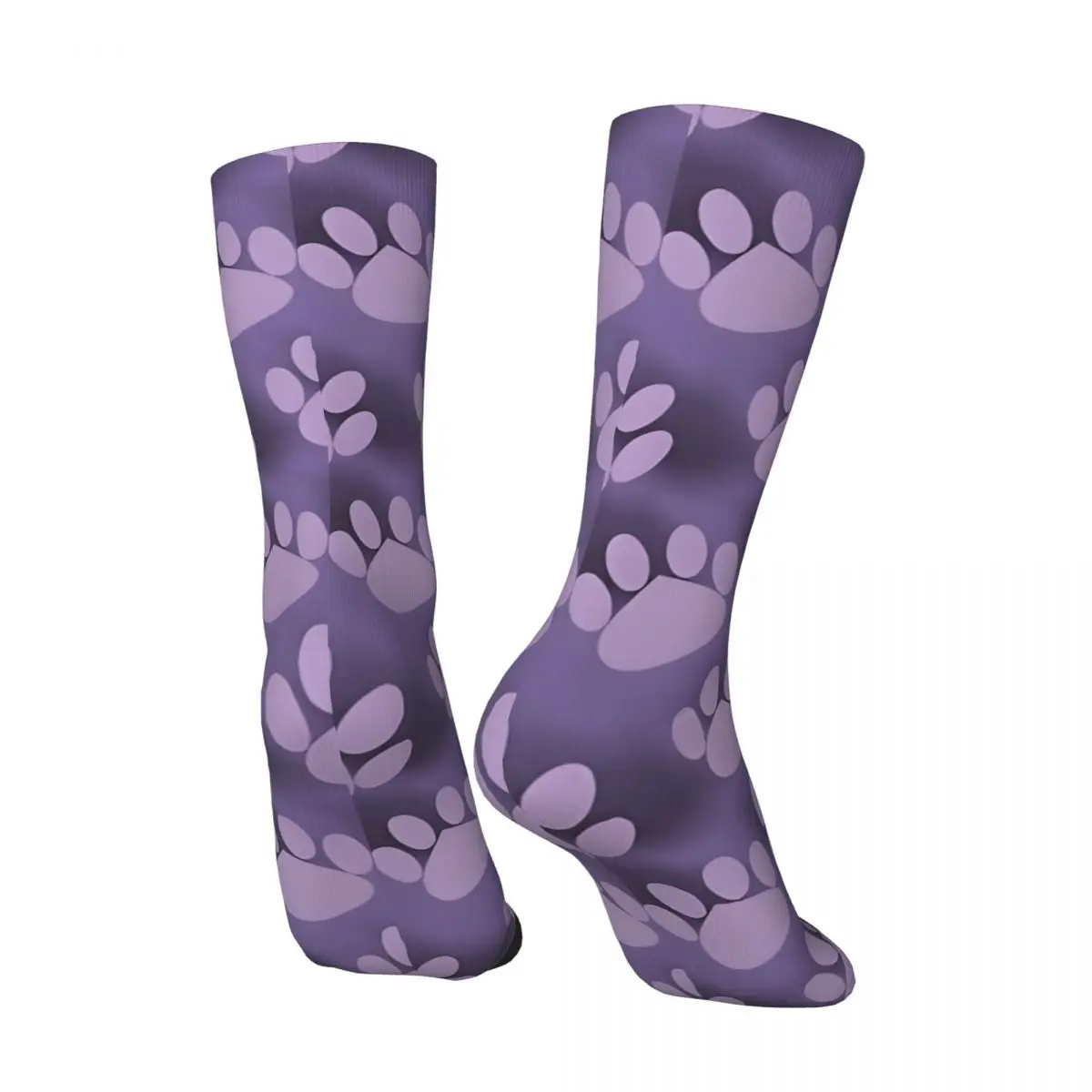 Crazy compression Cute Puppy Paw Dog Doodle Champion Pattern Design Sock for Men Vintage Quality Pattern Crew Sock Casual