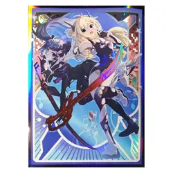 60 PCS Holographic Anime Card Sleeves 63mm x 90mm Top Loading Inner Trading Card Sleeves for YGO Japanese Size Card Protector