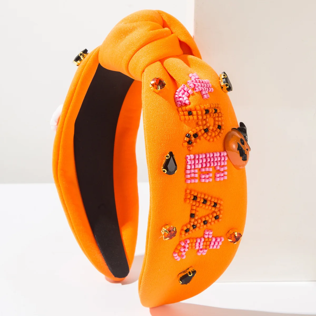 Diadema con elementos de Halloween para mujer, accesorios de calabaza con personalidad única, decoración, accesorios para el cabello festivos