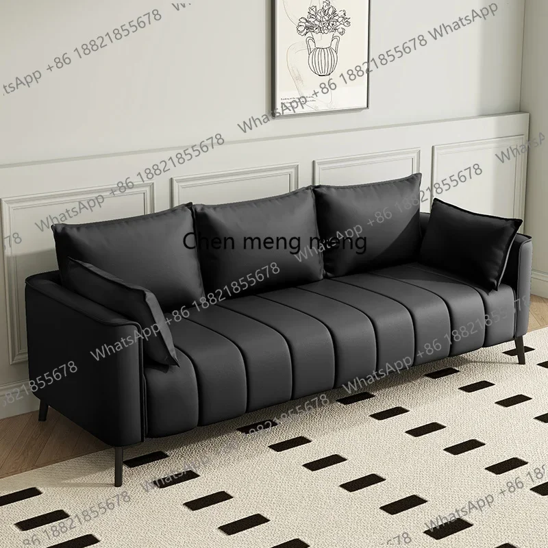 

New arrive Relaxing Lazy Living Room Sofas Leather Recliner Nordic Minimalist Sofa Cute Conference Tables Luxury Muebles Home Fu