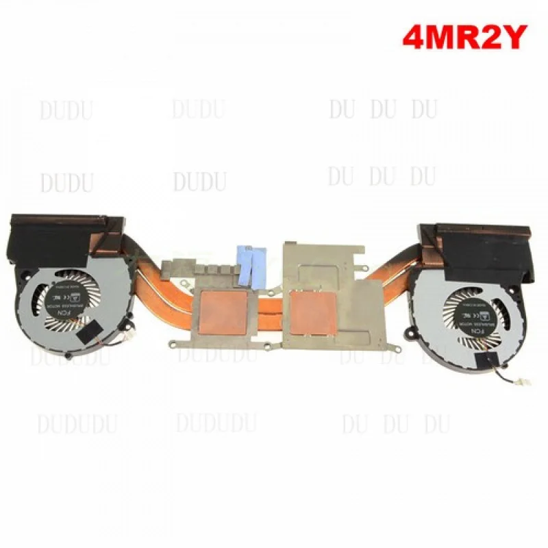 D  For Dell Inspiron 7577 7588 5587 CPU GPU Heatsink Fan Assembly 4MR2Y 2JJCP 7CJF8