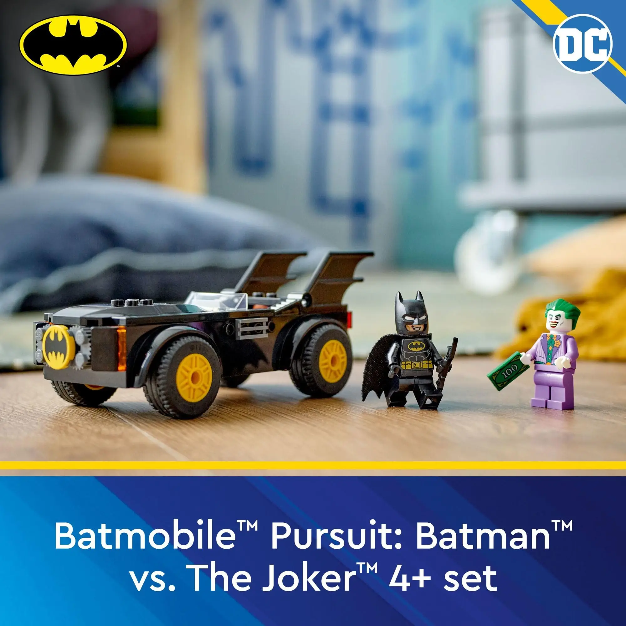 LEGO DC Batmobile Pursuit Batman vs. The Joker 76264 Buildable Super Hero Playset with Endless Play Possibilities Batman Car Toy