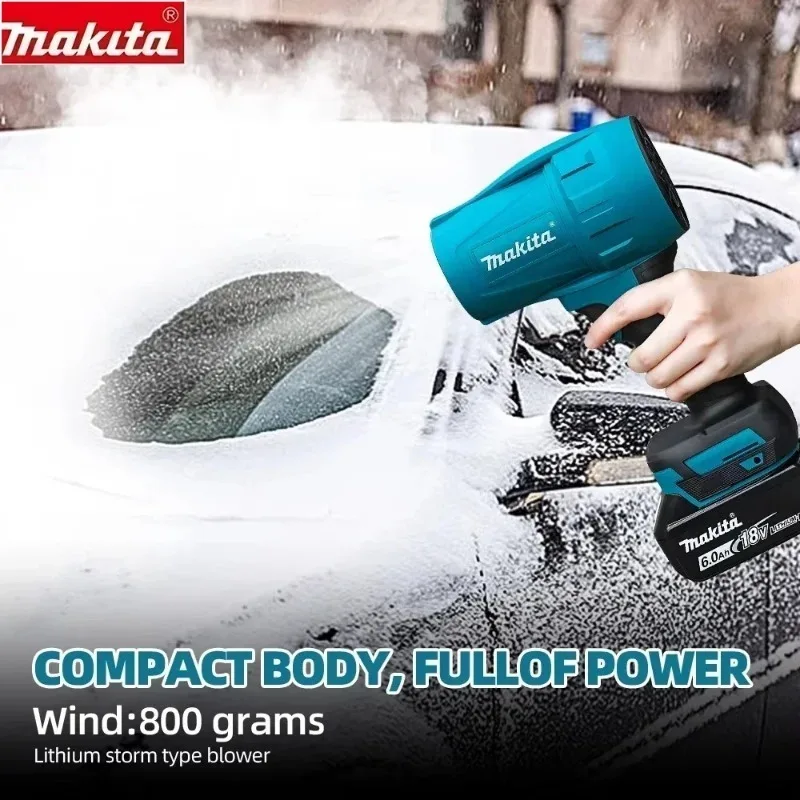 

18V 30000RPM Makita Violent Blower Turbo Jet Fan Electric Air Duster Wind Speed Turbo Rechargeable with Light Car Cleanin Tool