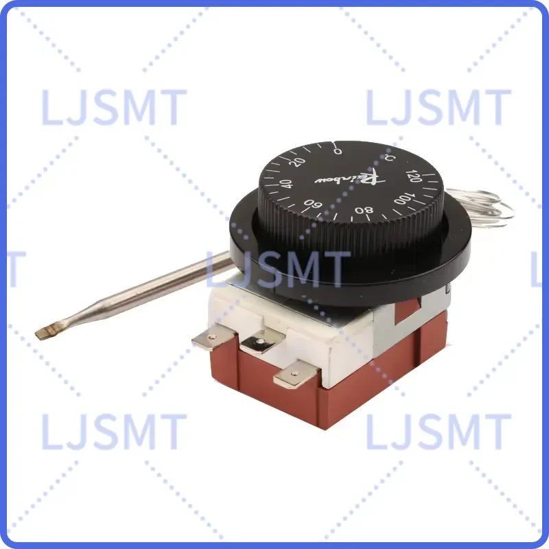 for Korea Rainbow Capillary Adjustable Thermostat 0-120C 3 Pin Tempering Switch 3 feet Temperature Controller for Frier