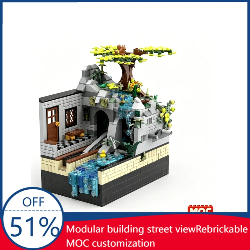 926PCS MOC Interactive Playground For The Train Kid And Other Building Blocks Educational DIY Assembly Toy Gift For Collection