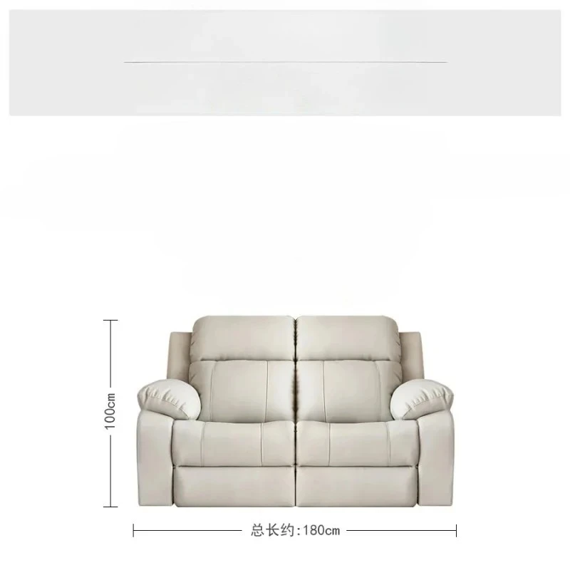 

electric leather, home theater sofa recliner, double electric