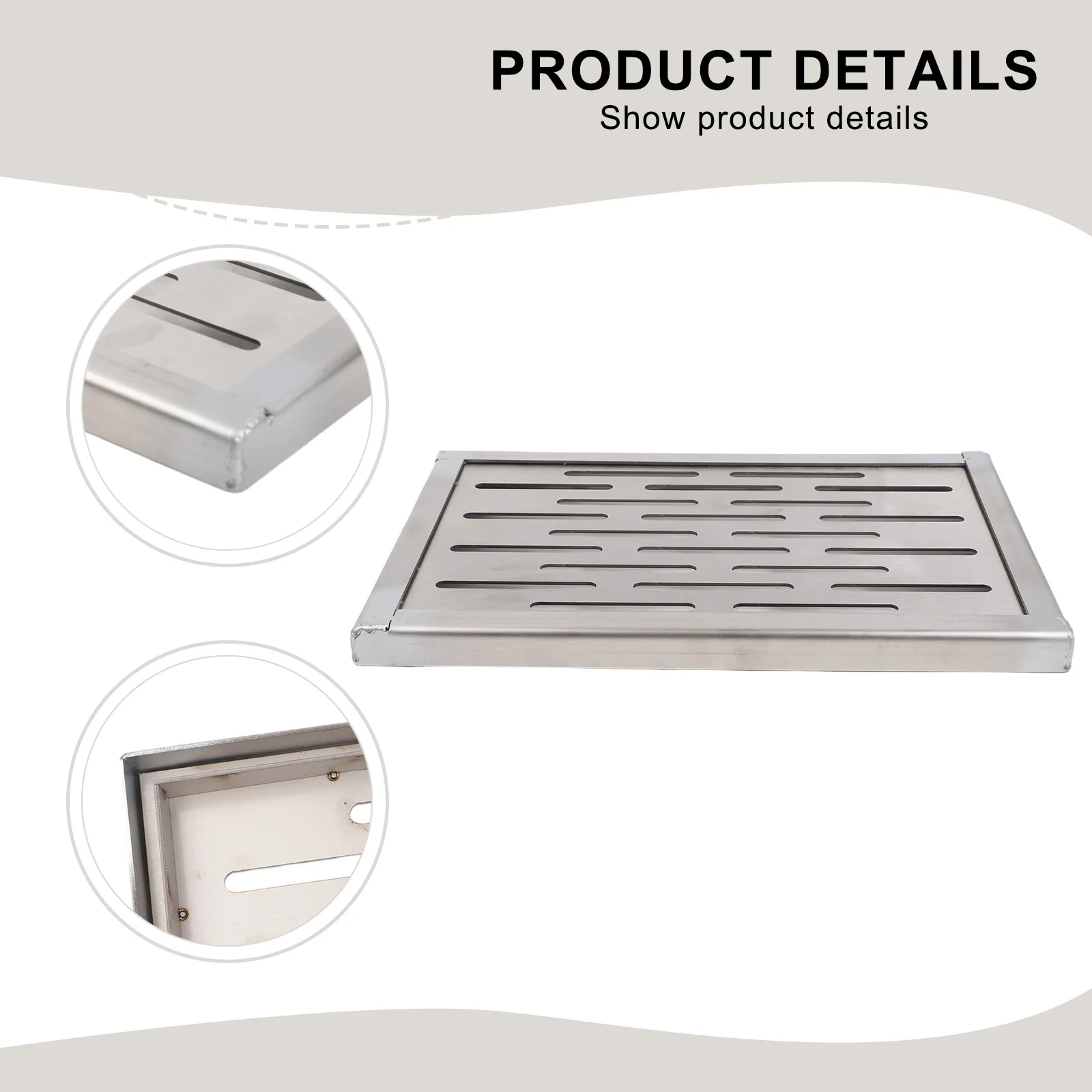 

Invisible 201 stainless steel drainage ditch cover plate and manhole cover with slip resistant for safe pedestrian areas