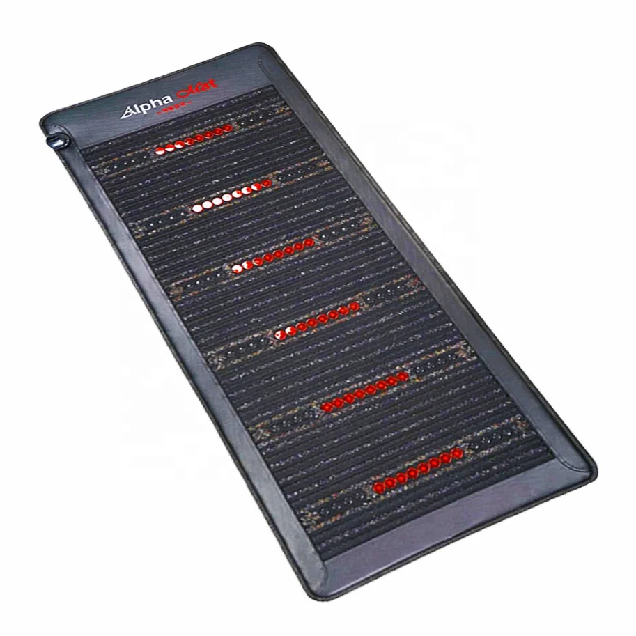 Colchón de Jade y Turmalina con Terapia de Luz Roja PEMF Luxuryade A9000, Masaje Corporal con Fotones, Calefacción Bio, Cuidado de la Salud, Colchón de Amatista