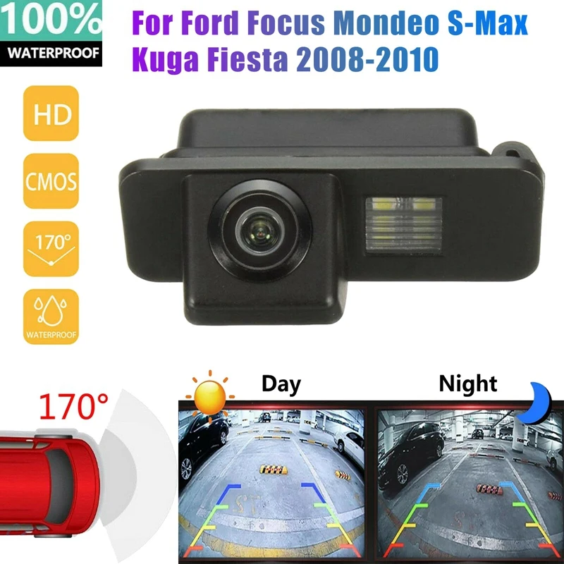 

For Ford Focus Mk2 Mondeo S-Max Kuga Fiesta 2008-2010 Rear View Camera Backup Camera Reverse Parking Camera Night Vision