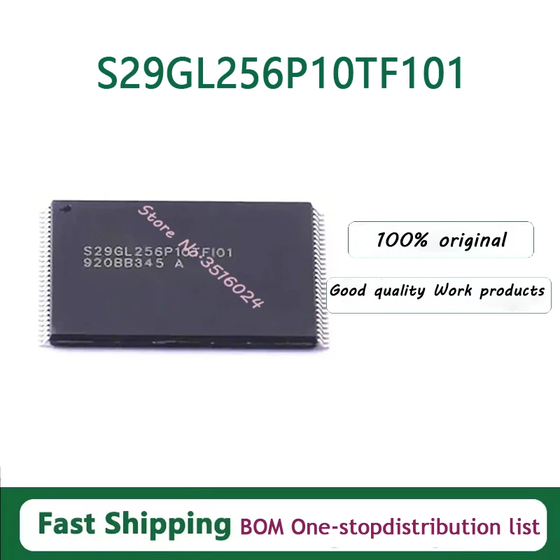 10PCS/lot  S29GL256P10TF101 S29GL256P10TFI01 S29GL128P10TF101 S29GL128P10TFI010 TSOP 100% NEW