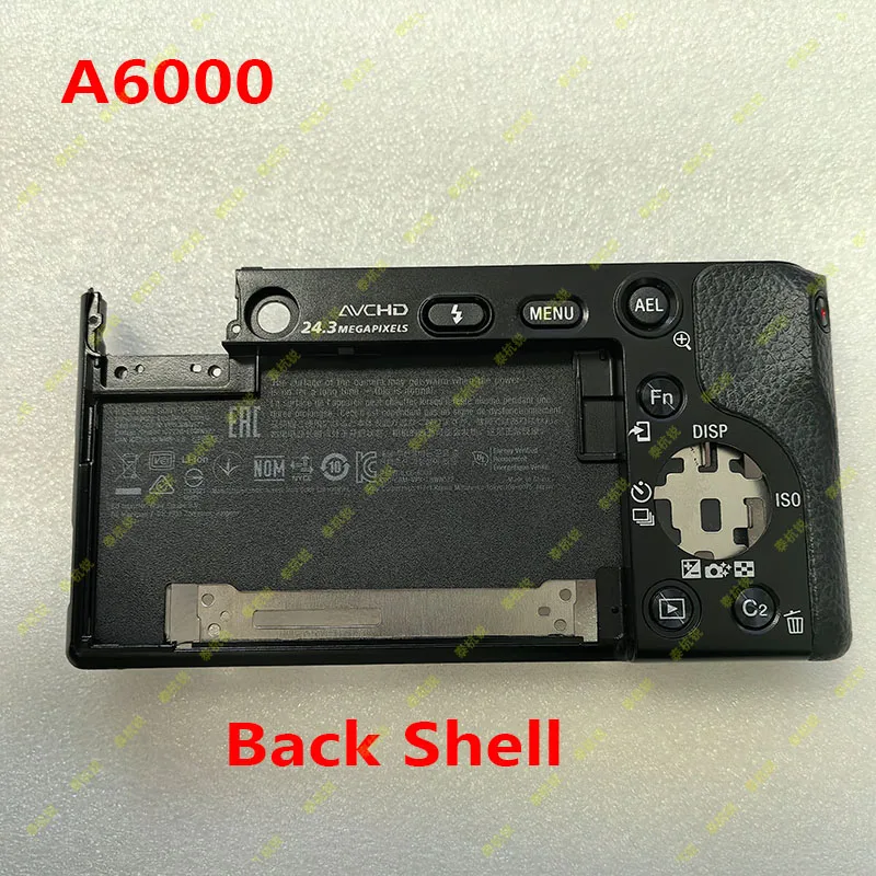 95% New Used for Sony A6000 Back Shell Black Camera Digital Camera Repair Accessory Parts