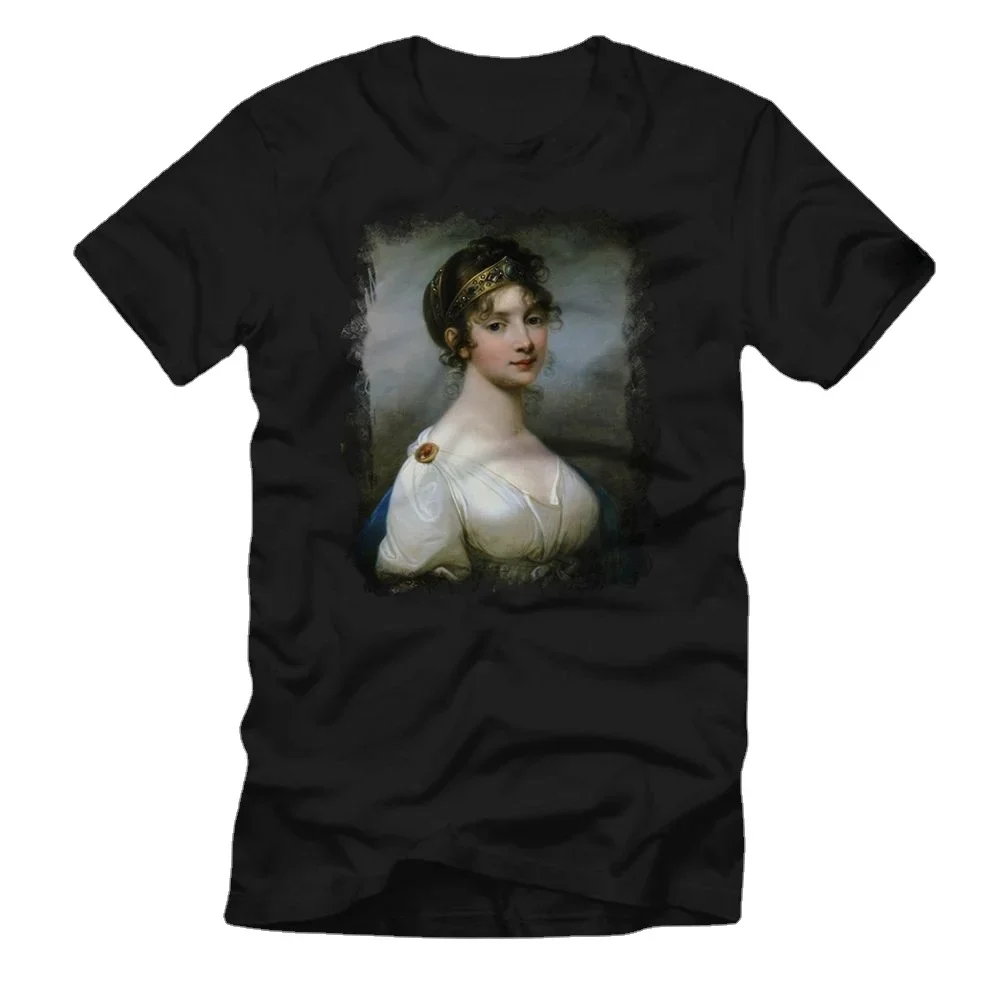 Camiseta de Luise Von Mecklenburg Strelitz Reina de Prusia Auguste Wilhelmine. Camiseta de algodón de primera calidad con cuello redondo y manga corta para hombre nueva