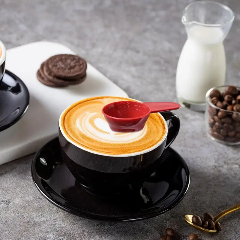 Measuring Spoon Scale Small Spoon Colander Household Deep Container Scoop Tableware Spoon Long Handle Scoops New Kitchen Utensil