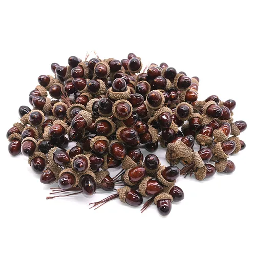 인공 식물 가짜 소나무 콘 수제 꽃 부케 화환, 크리스마스 홈 베리 장식, DIY 웨딩 미니 소나무 콘, 12 개, 24 개