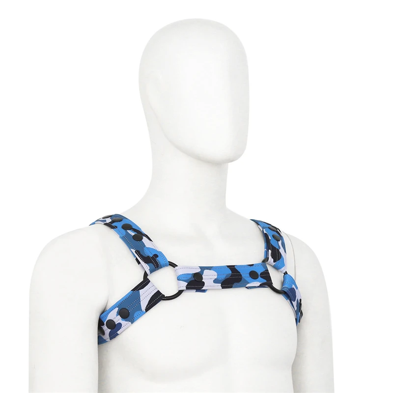 Harness Gay Elastic Band Fetish Men Harness Chest Harness Strap Body Cage Gay Harness Belt Erotic Clothing for BDSM Bondage Sex