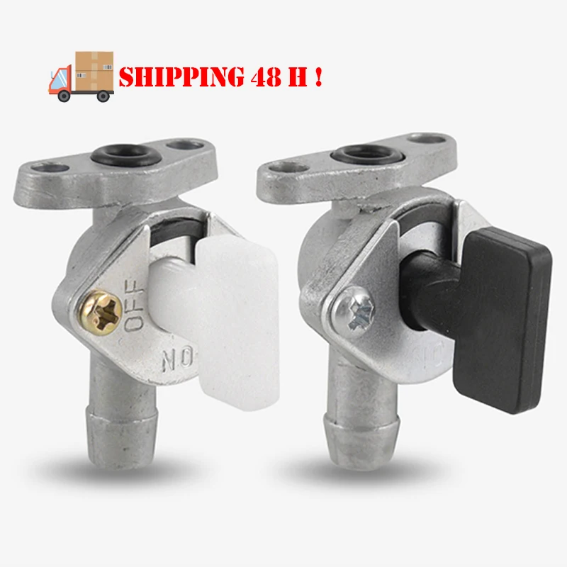 Aluminum Alloy Fuel Tank Switch Fuel Valve Faucet Switch Carburetor Oil Switch for 49Cc Mini Pocket Bike Motorcycle Parts