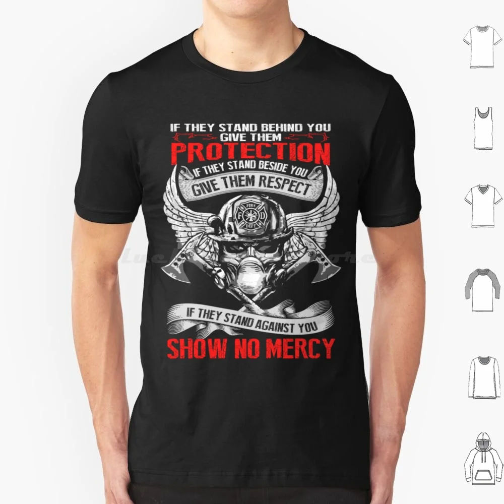 Firefighter-They Stand Behind You Protect Them T Shirt Men Women Kids 6Xl Firefighter Firefighter Love Firefighter Firefighter