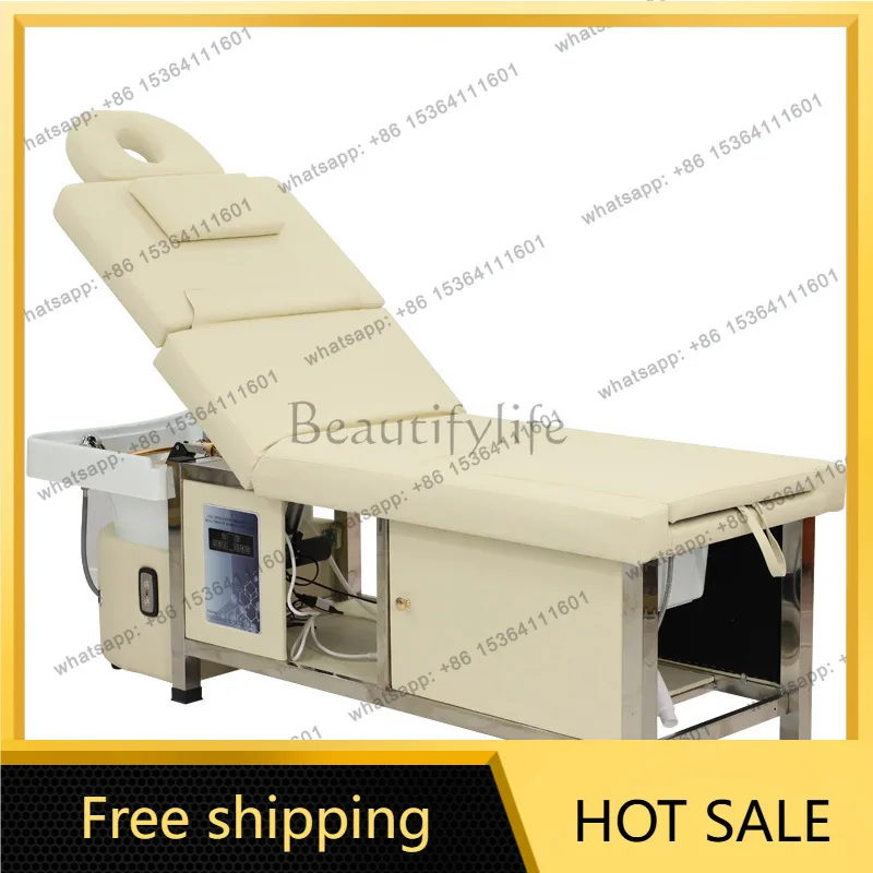 Factory Direct Sales Thai Electric Massage Shampoo Bed Shop Special Water Circulation Fumigation Hair Salon Special