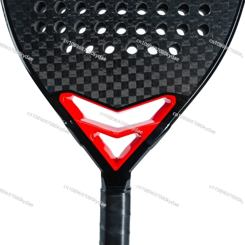 Custom 12K Carbon Fiber Padel Racket Diamond Frame Low MOQ Personal Sports Training Racquet