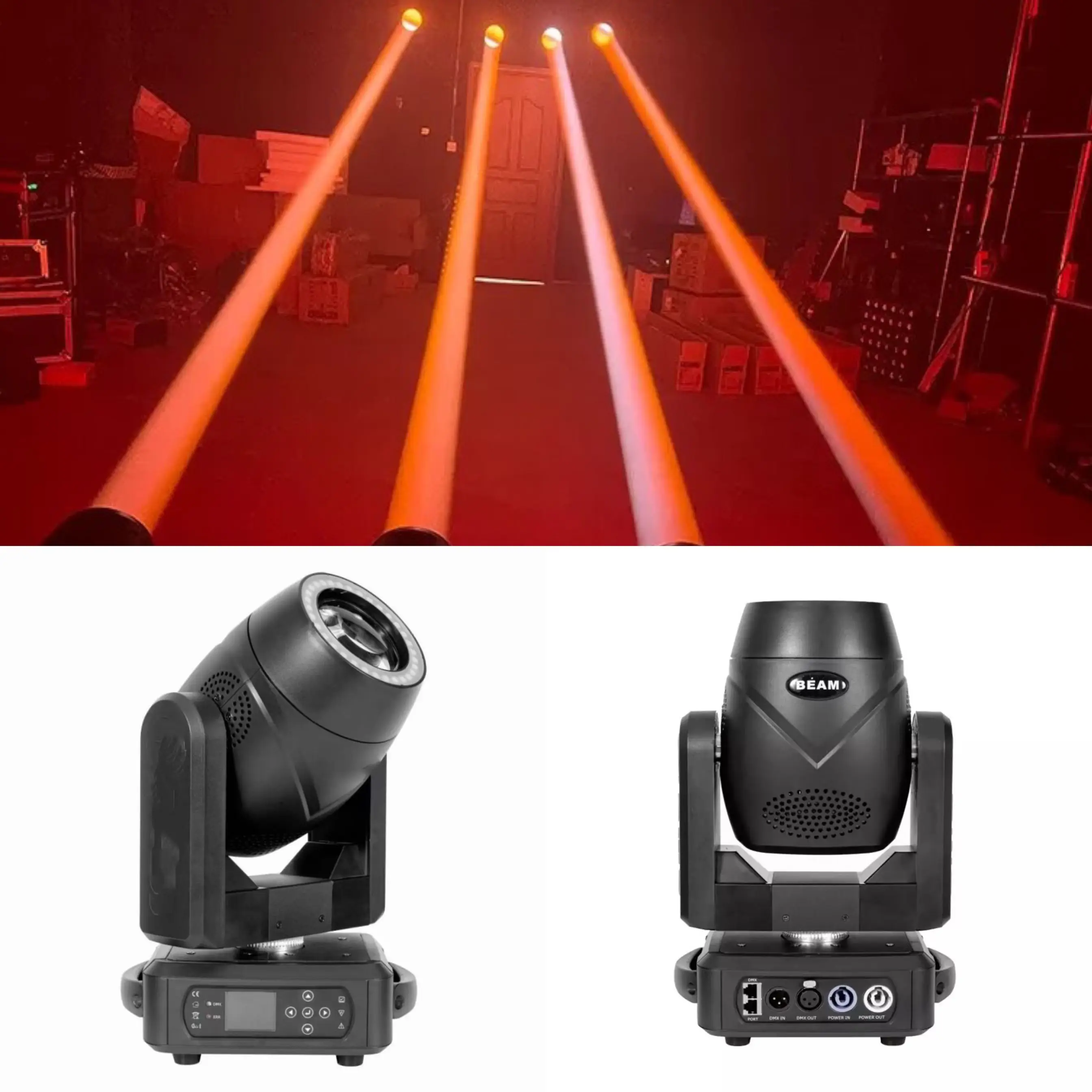 

4pcs spot moving head gobo 100w lyre led dmx gobo stage moving head Festival Christmas