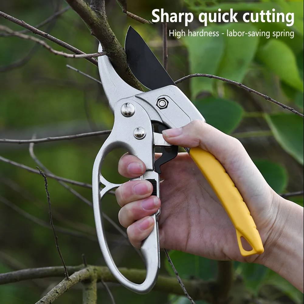 Garden Pruning Shears Cutter High Carbon Steel Shears Cutter Gardening Plant Scissor Branch Pruner Trimmer Tools Wholesale