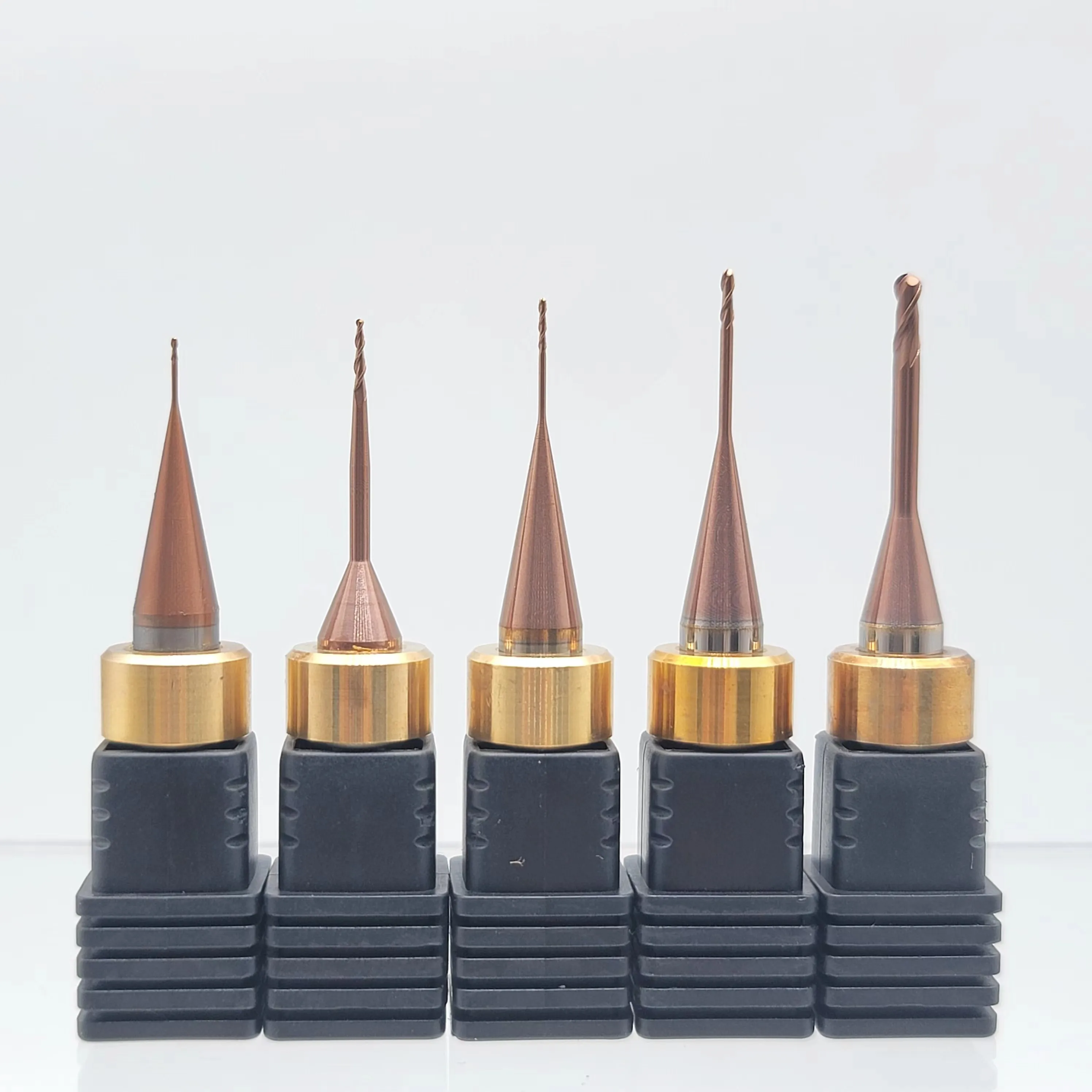 Fuchwan Titanium Cocr Ball Nose End Mills CAD CAM Milling Cutters Radius End Milling Burs Fit for Imes-IcoreI