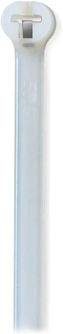 

TY24M 6" Natural Cable Ties, 40 lb Tensile Strength, Stainless Steel Barb and Infinite Locking Positions, Corrosion Resi