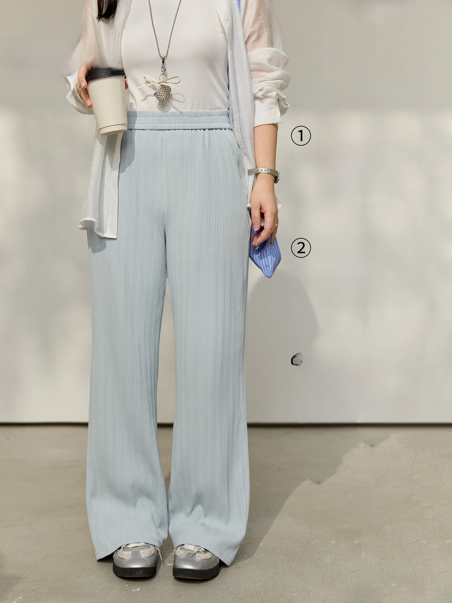 

Женские повседневные брюки DM00 больших размеров, прямого кроя, свободные, универсальные, стройнящие, весенние, модные, с высокой талией, из хлопка