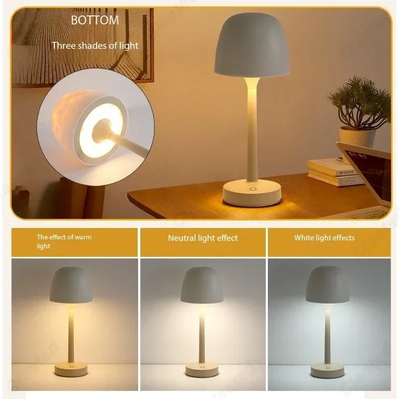 LED 높은 발 물 리플 분위기 테이블 램프 RGB 원격 제어 로맨틱 커플 선물 실내 침실 프로젝션 야간 조명