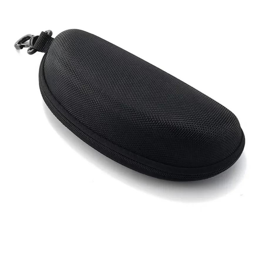 1PC 2025 New Sports Anti Glasses Box EVA Zipper Box Oxford Cloth Glasses Box Portable Hook image 4