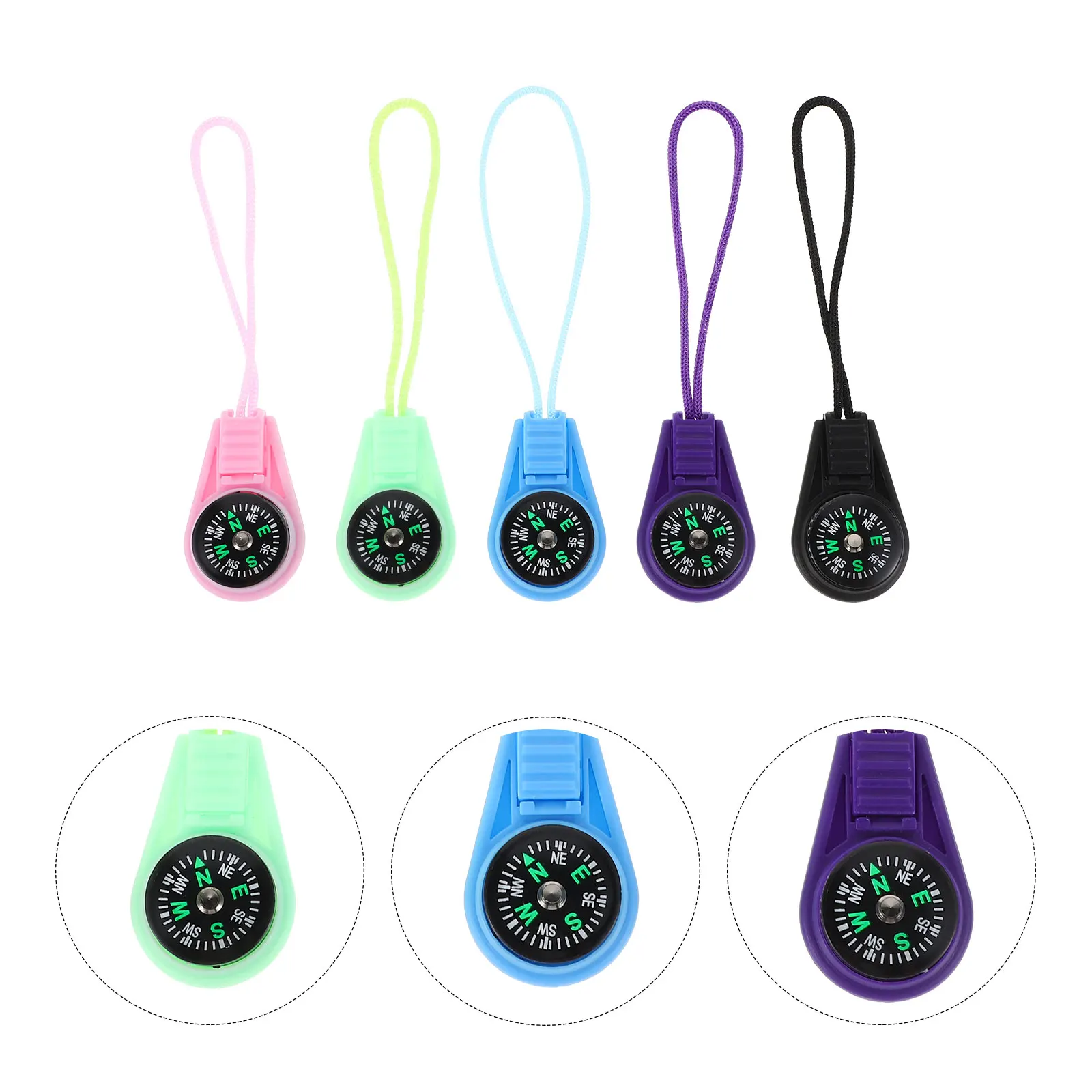 

10 Pcs Outdoor Compass Lanyards for Backpack Compasses Classroom Hand Held
