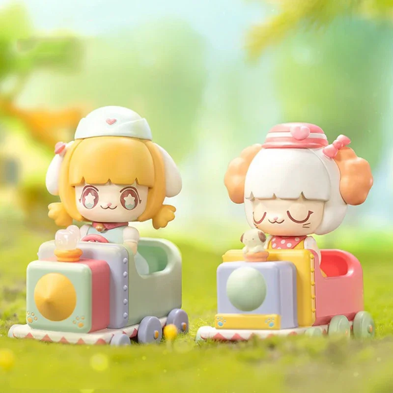 

Kimmy&miki Baby Bumper Cars Series Blind Box Mystery Box Caixa Sorpresa Girls Anime Figures Cute Model Birthday Gift