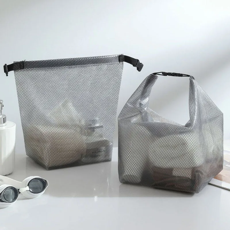 Wasserdichte Kosmetik-Aufbewahrungstasche mit Schnalle, tragbarer Badebekleidungs-Organizer für Fitness, Reisen, Schwimmen, Driften, Outdoor-Sport – Detail 2