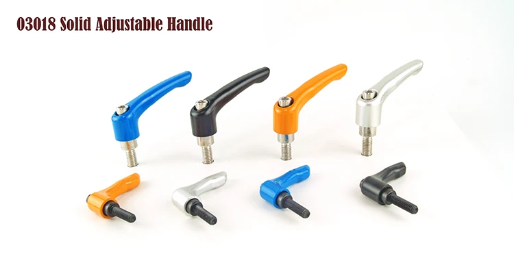 M5 M6 Black Solid Adjustable Handle Clamping Lever Arms Tension Levers