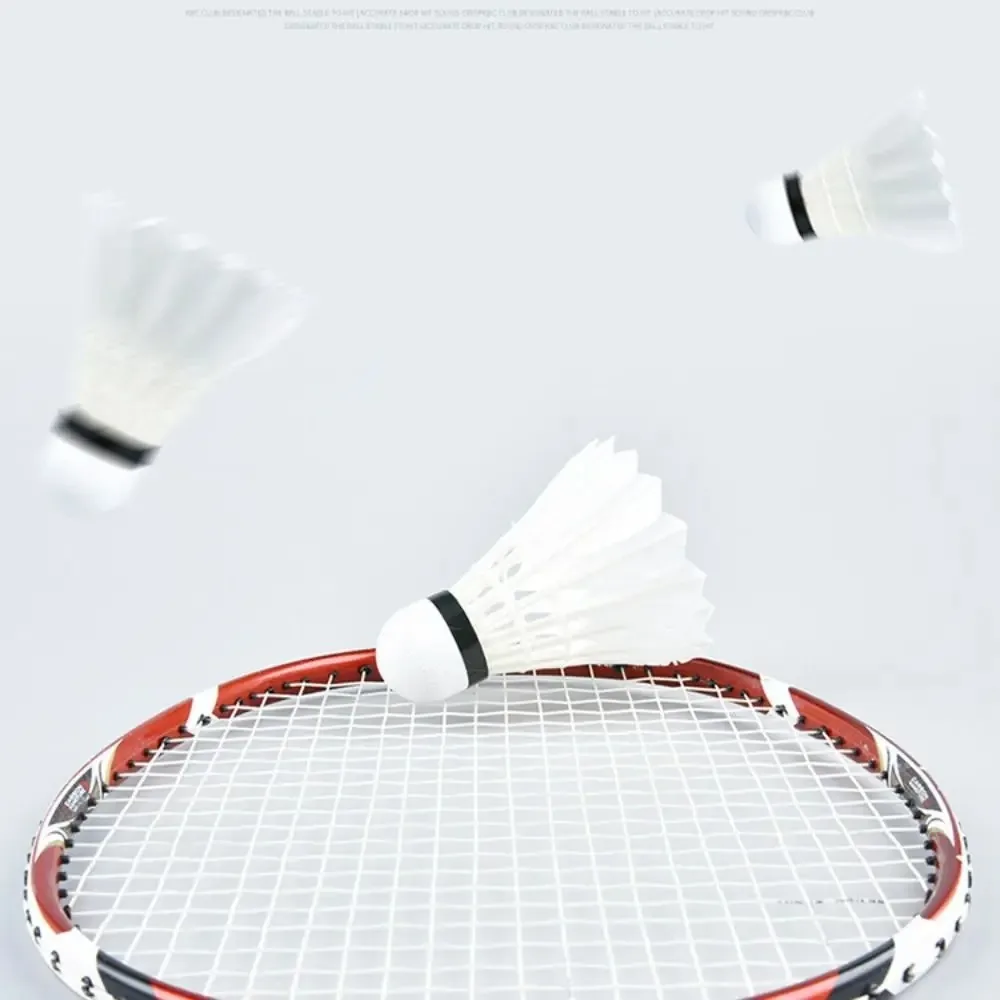 3x Badminton Shuttlecocks Professional White High Speed Duck Feather Badminton Ball for Game Training Sport Practice Youth