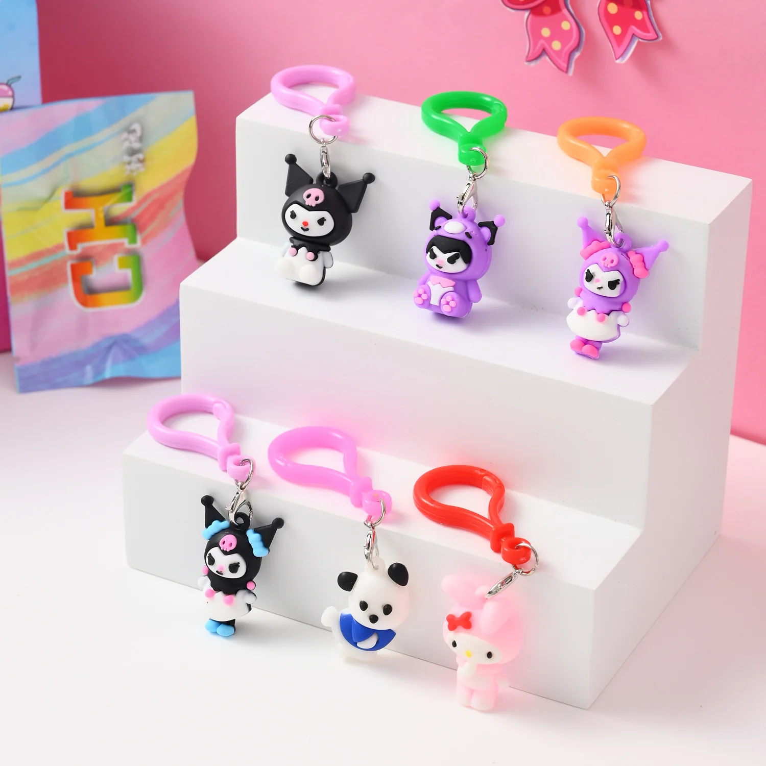 

32Новая сумка с подвеской KT и выдвижной подвеской - милый мультяшный брелок для студентов, небольшие аксессуары, подарки