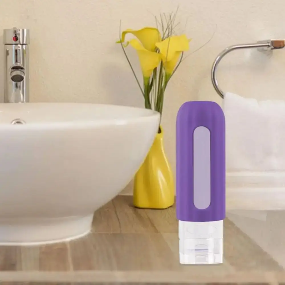 90 ml Silikon nachfüllbare Flaschen Squeeze große Kapazität Duschgel Lotion Flasche sichtbares Design Shampoo Unterabfüllung Reise