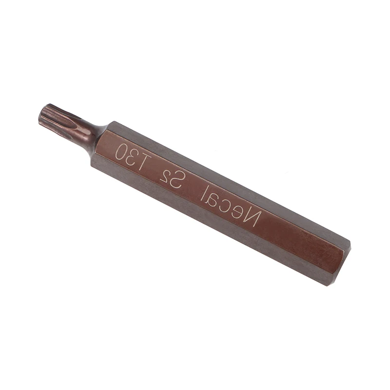 T30 Torx 스크루 드라이버 비트 3/8 인치 10mm 육각 섕크 자기 스크류 드라이버 비트 S2 합금강 75mm 길이 핸드 툴