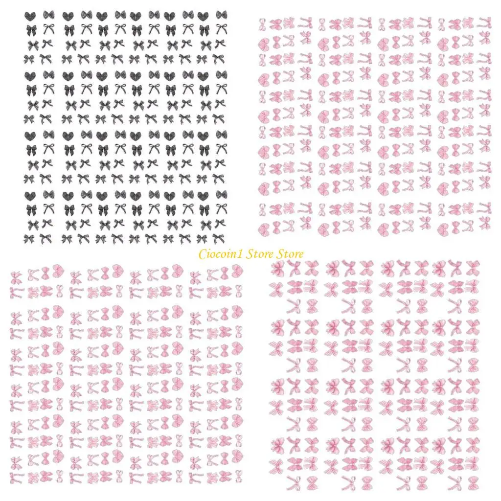 A3pc 500pcs ästhetischer Bowknot -Aufkleber Aufkleber Aufkleber für Wasserflaschen Scrapbooking