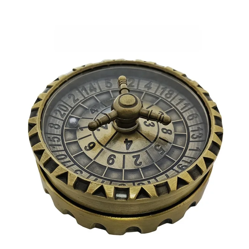 Roda rotativa dados fidget spinner rolo jogo de festa edc metal alívio do estresse mesa de escritório brinquedos adultos anti ansiedade idéia produtos