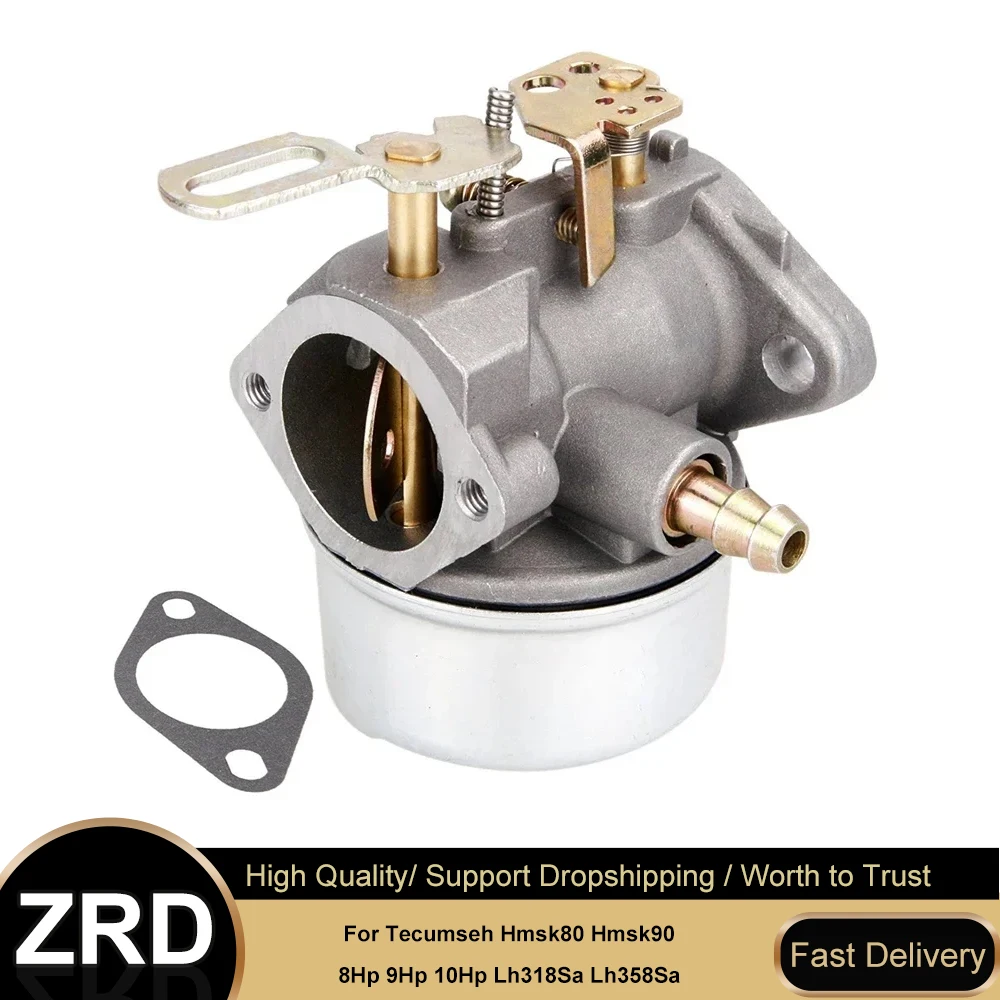 640052 Carburetor For Tecumseh Hmsk80 Hmsk90 8Hp 9Hp 10Hp Lh318Sa Lh358Sa For Snow Blower Generator Chipper Shredder 640054 64