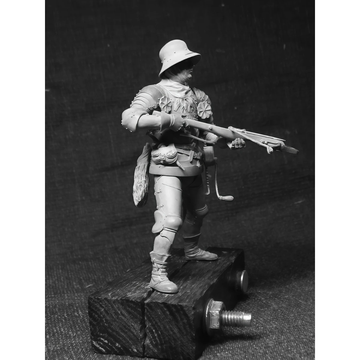 75mm resin unpainted model kit, military theme, 15th century Swiss archer, unassembled and unpainted GK, 1681R