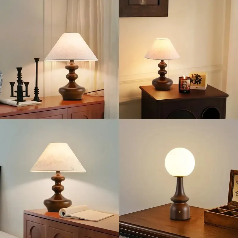Modern Vintage Creative Light Emitting Diode Table Lamp Night Lamp Home Decoration Luxury Living Room Bedroom Light
