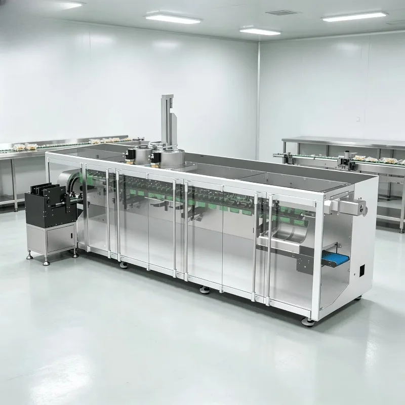 Automatic Pack Machine Cake Bread Food Packaging High-Accuracy Labeling Paper Bags Cartons Customized